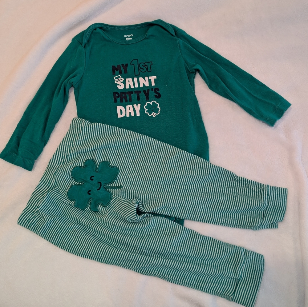 ☘️ 18M First St. Patty's Day Outfit